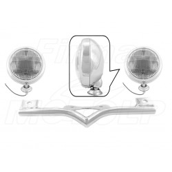 STELAŻ Z LAMPAMI LIGHTBARAMI HONDA VTX 1300 VTX1300 CX FURY HOMOLOGACJA E4, 02B - PRZECIWMGŁOWE