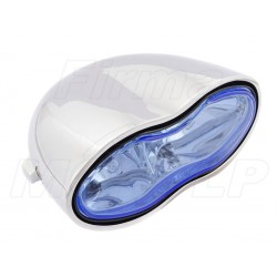 REFLEKTOR LIGHTBAR LAMPA PRZÓD PODWÓJNA CHROM HOMOLOGACJA E11
